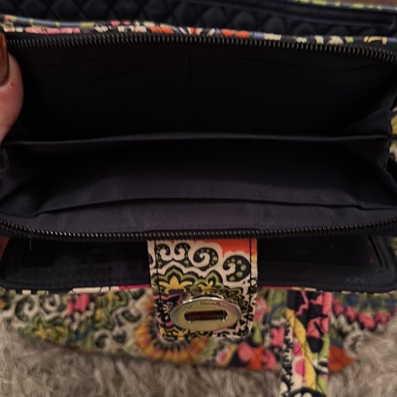 Vera Bradley computer tote and matching wallet - Picture 10 of 13